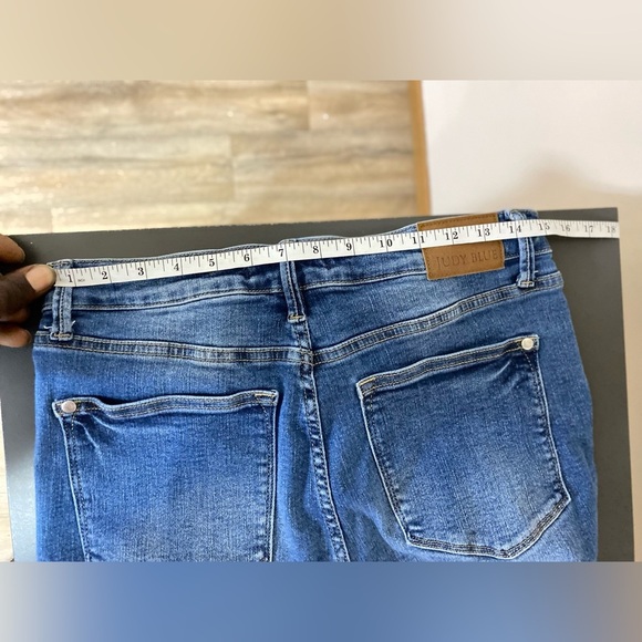 Judy Blue Skinny Fit Women's Jeans Size 13 / 31 Blue Denim RN 116380 - Picture 8 of 15